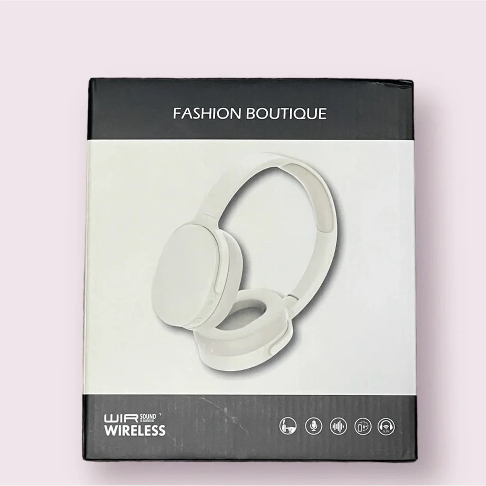 P2961 Heavy Bass Headphones Wireless Noise Canceling Gaming Headphones Khaki - Picture 2 of 3